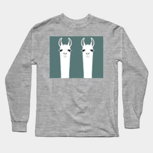 LLAMA TWINS Long Sleeve T-Shirt